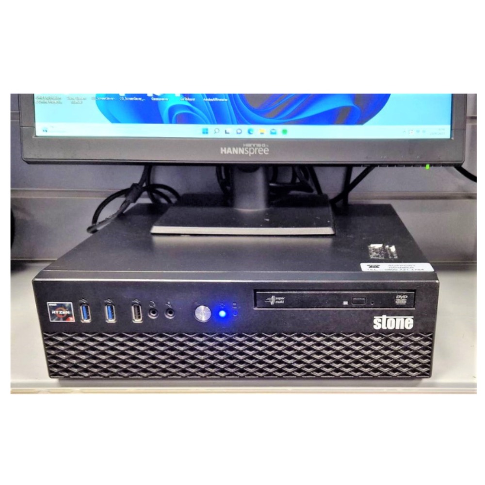 Pre-owned Stone Desktop Pc - AMD Ryzen 3 Pro 1TB HDD 8GB Ram - Own4Less